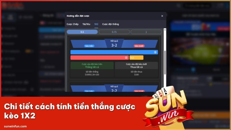 Cách tính lợi nhuận từ kèo 1X2 dựa trên tỷ lệ Odds Decimal cực trực quan