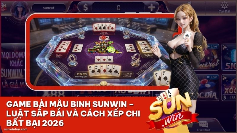 game bai mau binh sun win - Game Bài Mậu Binh Sunwin – Luật Sắp Bài Và Cách Xếp Chi Bất Bại 2026