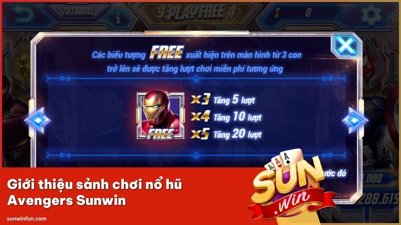 gioi thieu game no hu avengers sunwin fun 1 - Game Nổ Hũ Avengers Sunwin – Cơ Chế 20 Lines & Săn Hũ Siêu Anh Hùng 2026