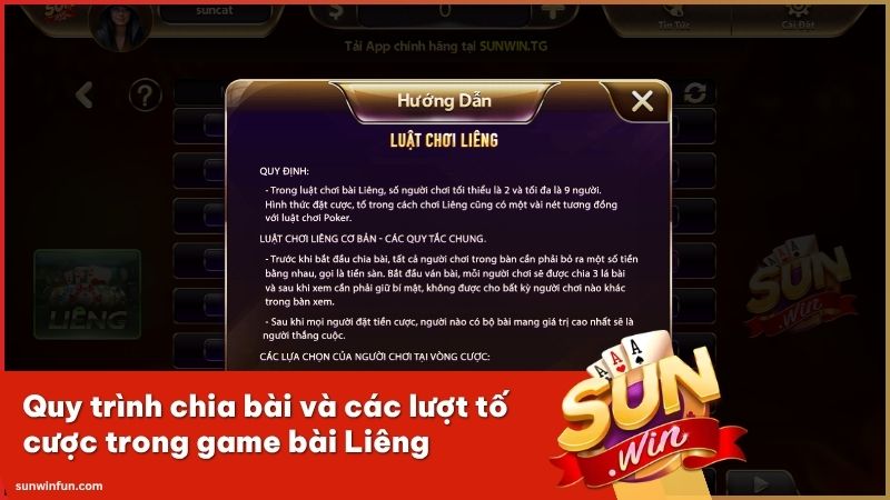 Tìm hiểu quy tắc chia bài và các thao tác tố cược tại game bài Liêng