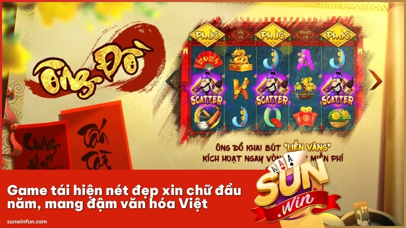 Game tái hiện nét đẹp xin chữ đầu năm, mang đậm văn hóa Việt