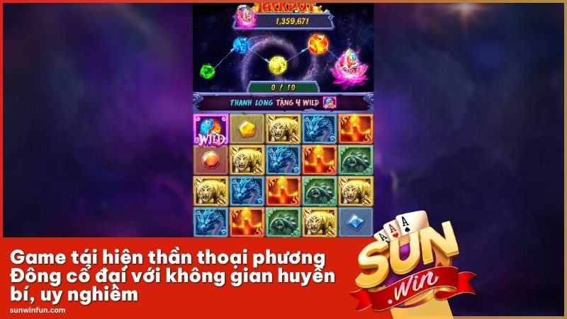 Game tái hiện thần thoại phương Đông cổ đại với không gian huyền bí, uy nghiêm
