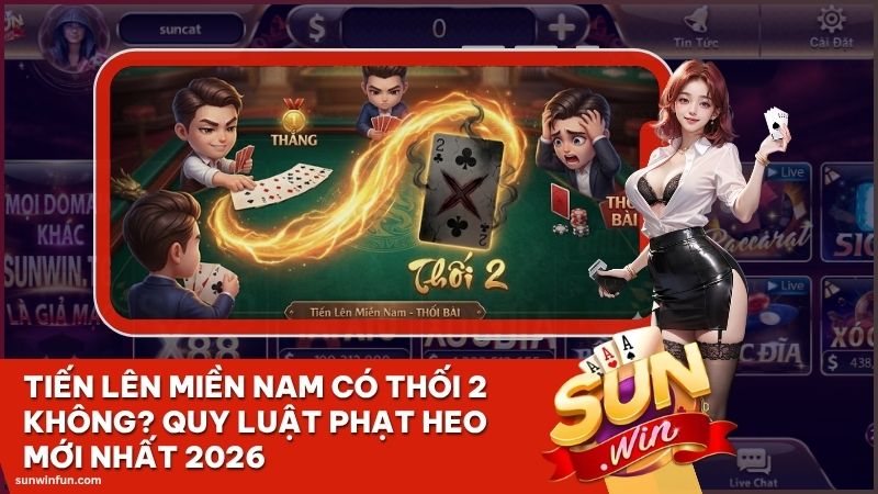 tien len mien nam co thoi 2 khong sunwin - Tiến Lên Miền Nam Có Thối 2 Không? Quy Luật Phạt Heo Mới Nhất 2026